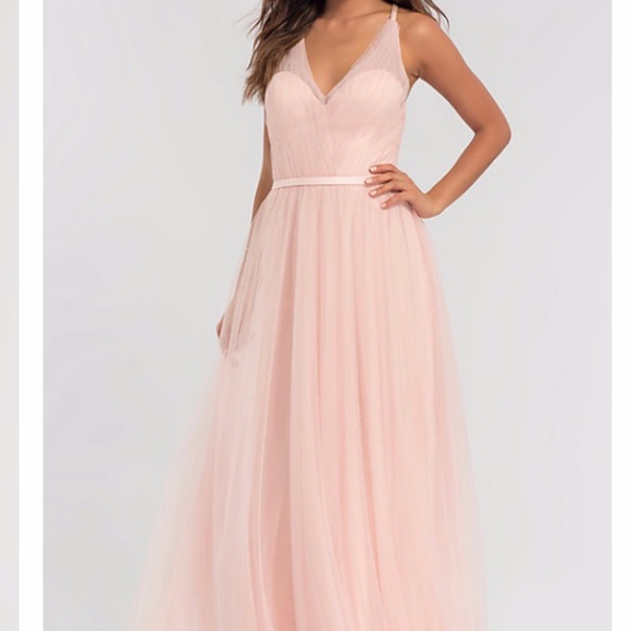 Kleinfeld Bridal Party Dresses & Skirts - Kleinfeld A-Line Long Tulle Bridesmaid Dress